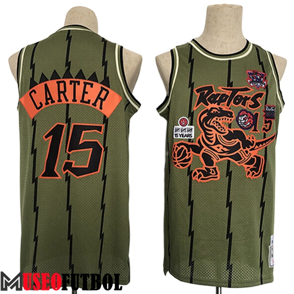 Camisetas Toronto Raptors (CARTER #15) 2023/24 Verde