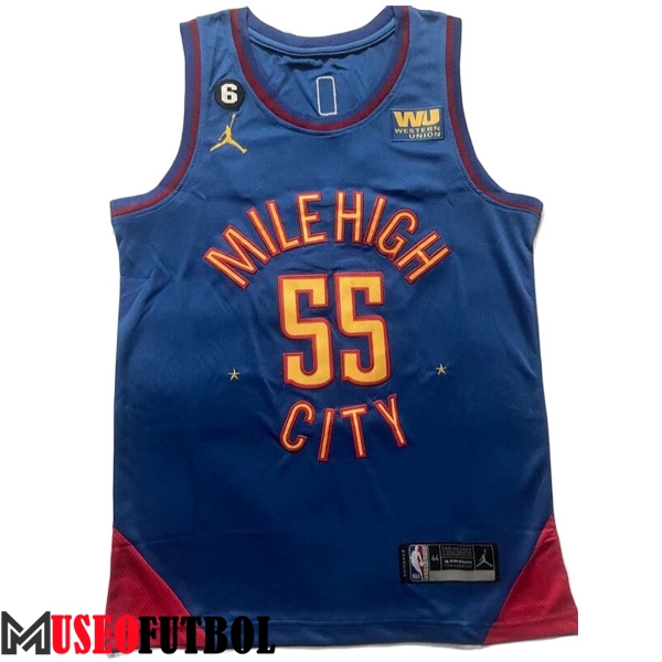 Camisetas Denver Nuggets (IVERSON #21) 2023/24 Azul marino