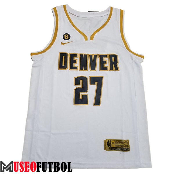 Camisetas Denver Nuggets (MURRAY #27) 2023/24 Blanco -04