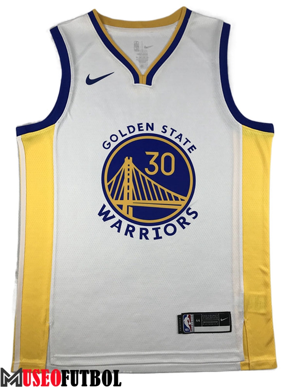 Camisetas Golden State Warriors (CURRY #30) 2023/24 Blanco -02