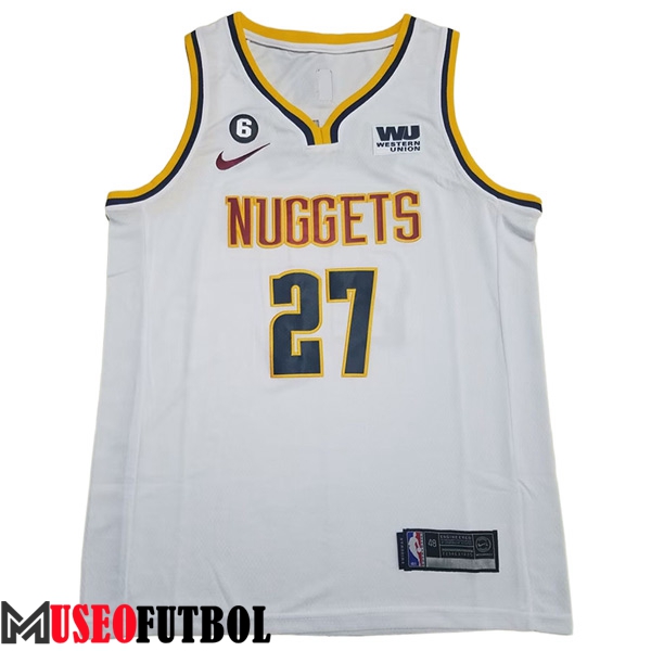 Camisetas Denver Nuggets (MURRAY #27) 2023/24 Blanco -03