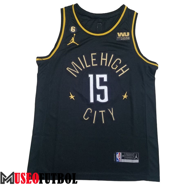 Camisetas Denver Nuggets (JOKIC #15) 2023/24 Negro -05