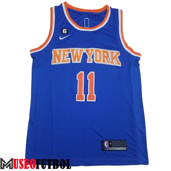 Camisetas New York Knicks (MarrónSON #11) 2023/24 Azul -02