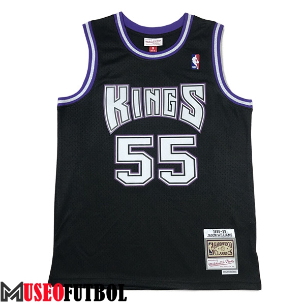 Camisetas Sacramento Kings (WILLIAMS #55) 2023/24 Negro