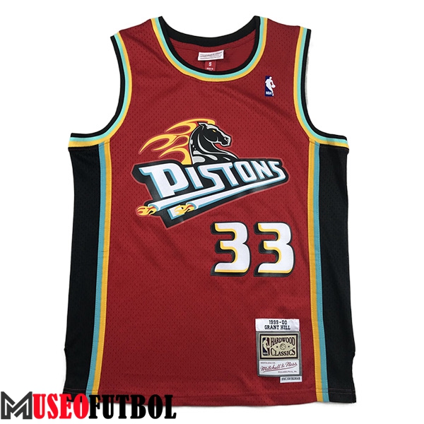 Camisetas Detroit Pistons (HILL #33) 2023/24 Rojo