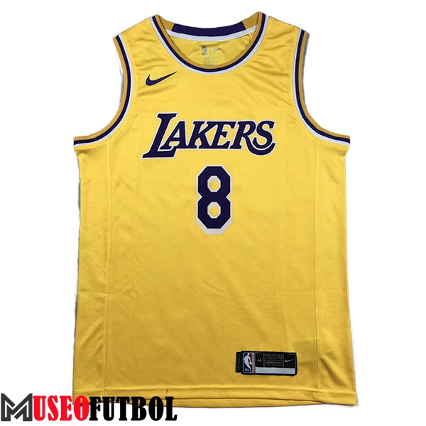 Camisetas Los Angeles Lakers (BRYANT #8) 2023/24 Amarillo -02