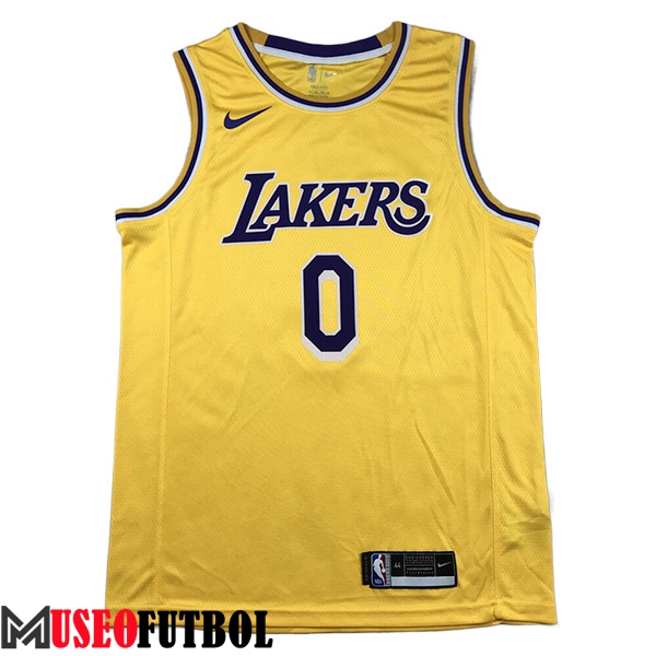 Camisetas Los Angeles Lakers (WESTBROOK #0) 2023/24 Amarillo