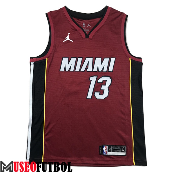 Camisetas Miami Heat (ADEBAYO #13) 2023/24 Rojo -03