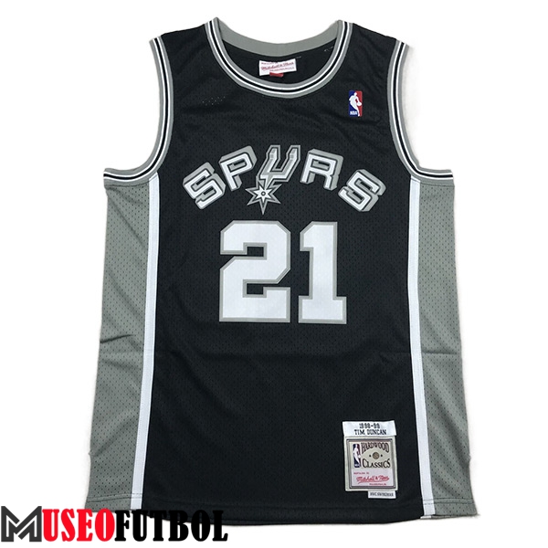 Camisetas San Antonio Spurs (DUNCAN #21) 2023/24 Negro