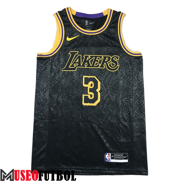 Camisetas Los Angeles Lakers (DAVIS #3) 2023/24 Negro