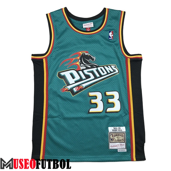 Camisetas Detroit Pistons (HILL #33) 2023/24 Verde