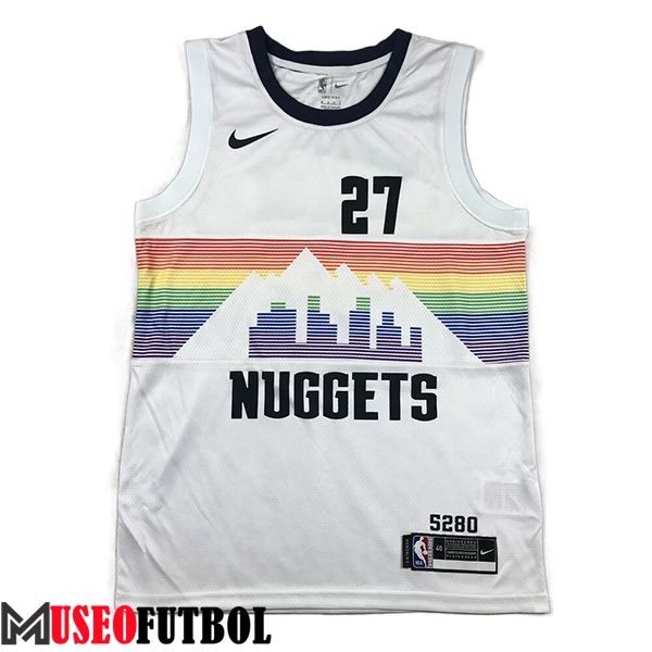 Camisetas Denver Nuggets (MURRAY #27) 2023/24 Blanco -02