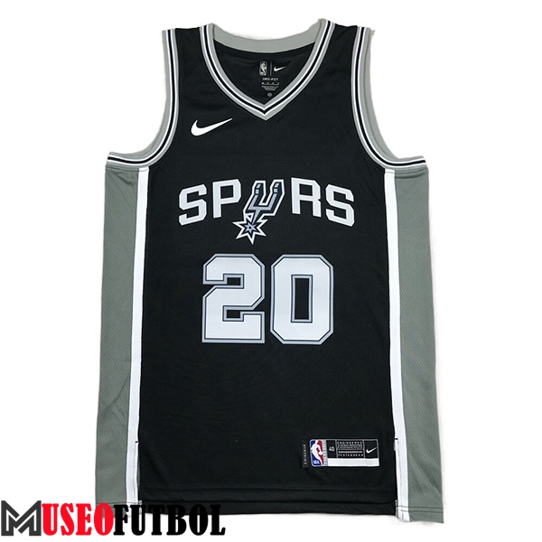 Camisetas San Antonio Spurs (GINOBILI #20) 2023/24 Negro