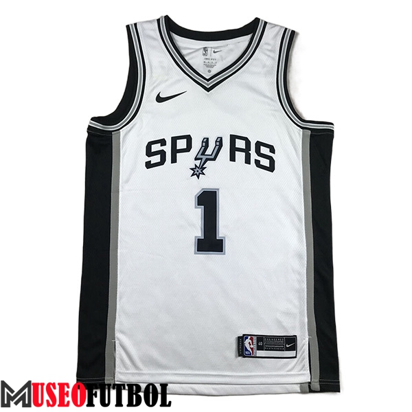 Camisetas San Antonio Spurs (WEMBANYAMA #1) 2023/24 Blanco -02