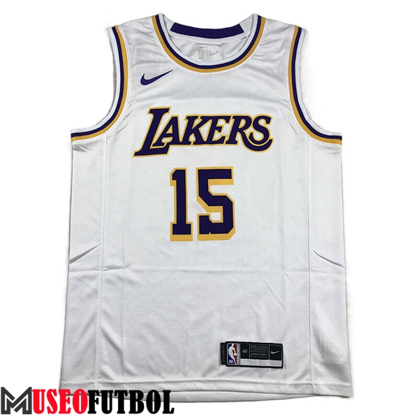 Camisetas Los Angeles Lakers (REAVES #15) 2023/24 Blanco -02