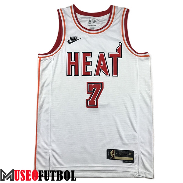 Camisetas Miami Heat (LOWRY #7) 2023/24 Blanco -02