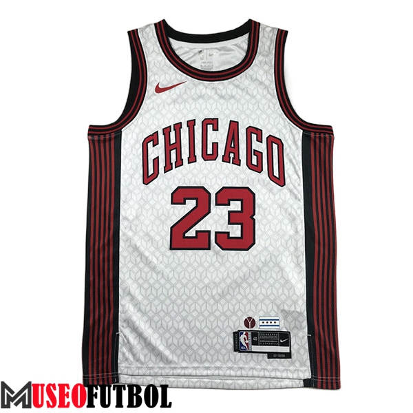 Camisetas Chicago Bulls (JORDAN #23) 2023/24 Blanco -04