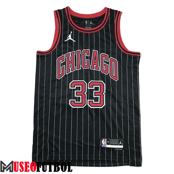 Camisetas Chicago Bulls (PIPPEN #33) 2023/24 Negro -02