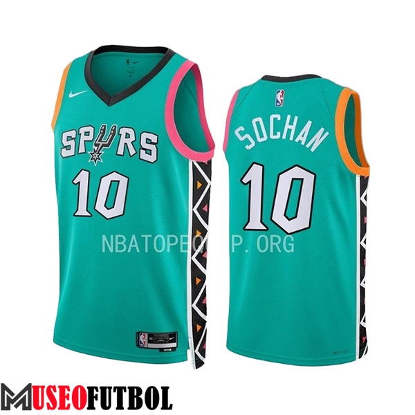 Camisetas San Antonio Spurs (SOCHAN #10) 2023/24 Verde