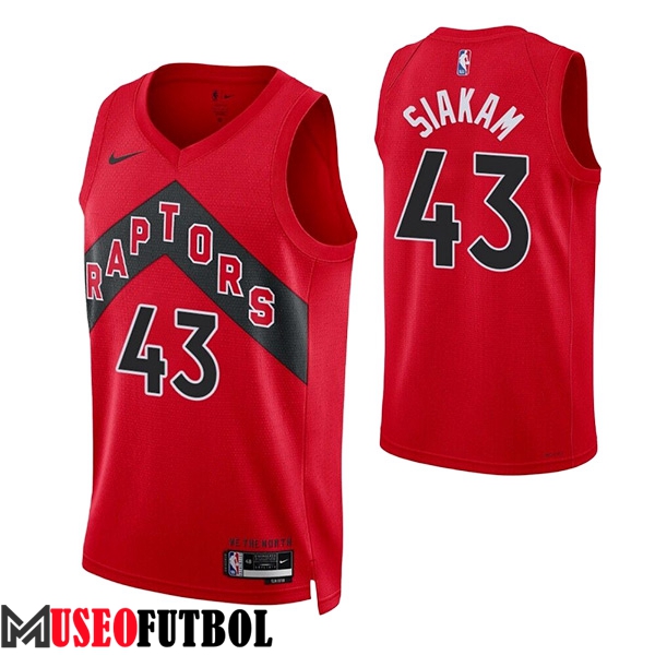 Camisetas Toronto Raptors (SIAKAM #43) 2023/24 Rojo