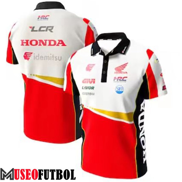 Polo F1 Honda Team Blanco/Rojo 2023