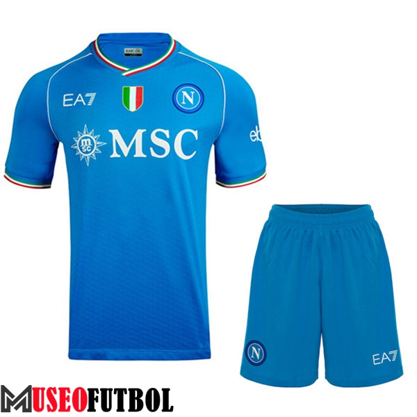 Camisetas Futbol SSC Napoli Primera + Cortos 2023/2024