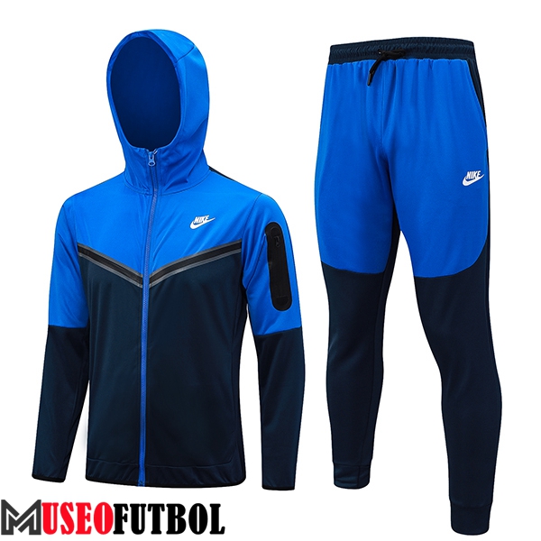 Chaqueta Con Capucha Chandal Rompevientos Nike Azul 2023/2024 -03