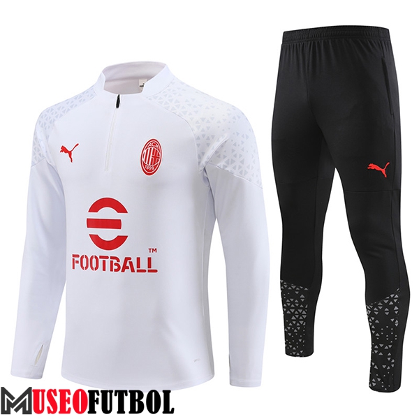 Chandal Equipos De Futbol AC Milan Blanco 2023/2024