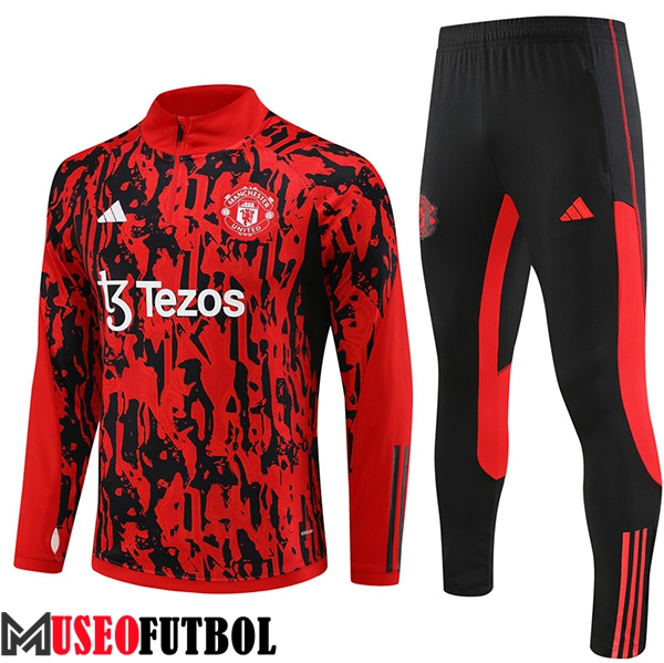 Chandal Equipos De Futbol Manchester United Rojo/Negro 2023/2024