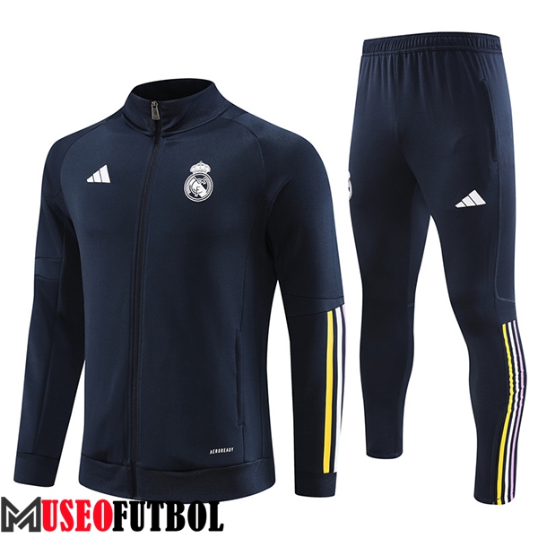 Chandal Equipos De Futbol - Chaqueta Real Madrid Azul marino 2023/2024