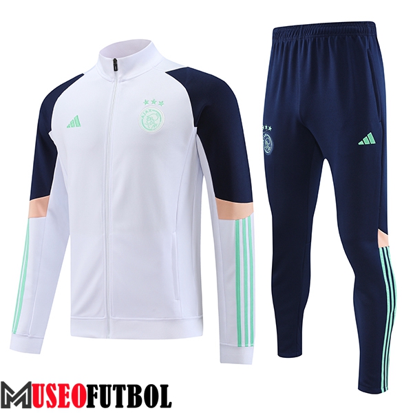 Chandal Equipos De Futbol - Chaqueta Ajax Blanco 2023/2024