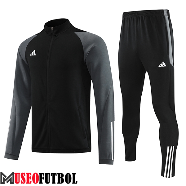 Chandal Equipos De Futbol - Chaqueta Adidas Negro 2023/2024 -02