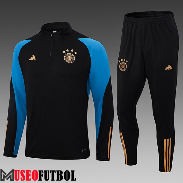 Chandal Equipos De Futbol Alemania Ninos Negro 2023/2024 -02