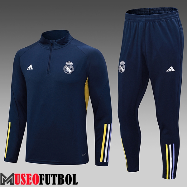 Chandal Equipos De Futbol Real Madrid Ninos Azul marino 2023/2024 -02