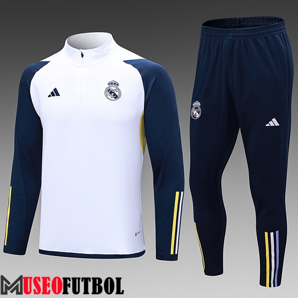 Chandal Equipos De Futbol Real Madrid Ninos Blanco 2023/2024 -03