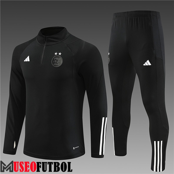 Chandal Equipos De Futbol Argelia Ninos Negro 2023/2024 -02