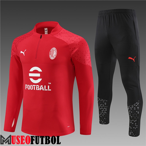 Chandal Equipos De Futbol AC Milan Ninos Rojo 2023/2024 -02