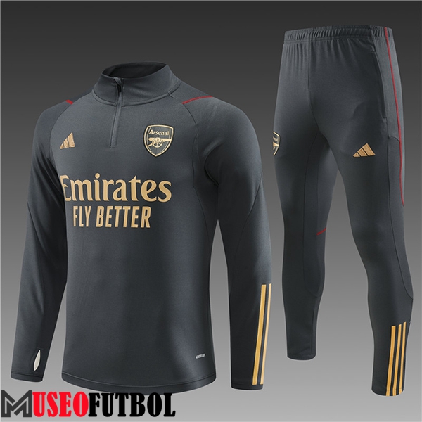 Chandal Equipos De Futbol FC Arsenal Ninos Gris Oscuro 2023/2024