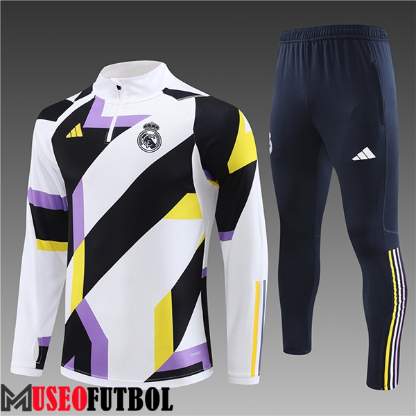 Chandal Equipos De Futbol Real Madrid Ninos Blanco 2023/2024 -02