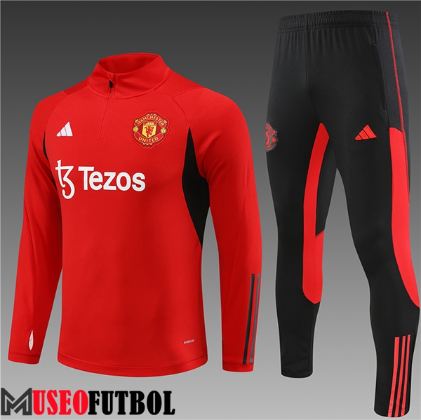 Chandal Equipos De Futbol Manchester Ninos United Rojo 2023/2024