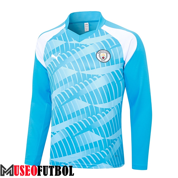 Sudadera De Entrenamiento Manchester City Azul 2023/2024