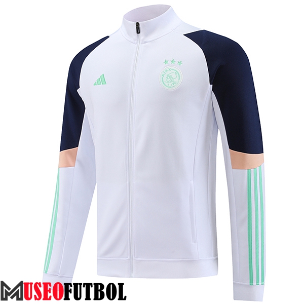 Chaquetas Futbol Ajax Blanco 2023/2024