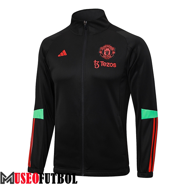 Chaquetas Futbol Manchester United Negro 2023/2024