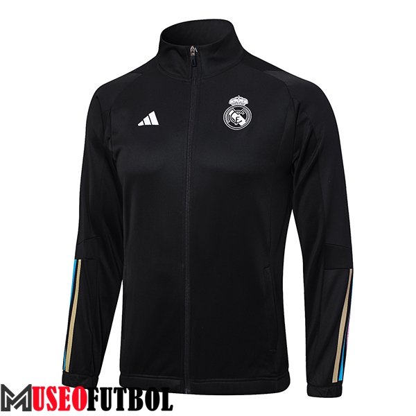 Chaquetas Futbol Real Madrid Negro 2023/2024