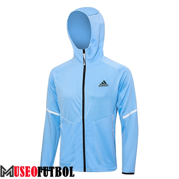 Chaqueta Con Capucha Adidas Azul Claro 2023/2024