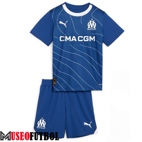 Camisetas De Futbol Marsella OM Ninos Segunda 2023/2024