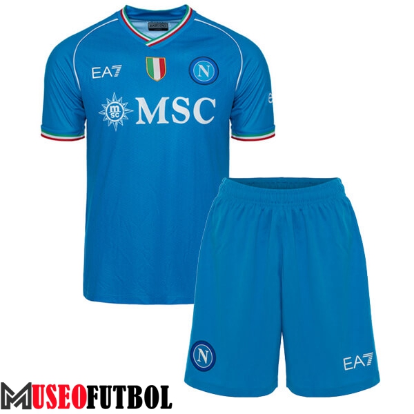 Camisetas De Futbol SSC Napoli Ninos Primera 2023/2024