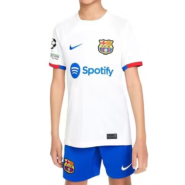 Nueva Camisetas De Futbol FC Barcelona Ninos Segunda 2023/2024