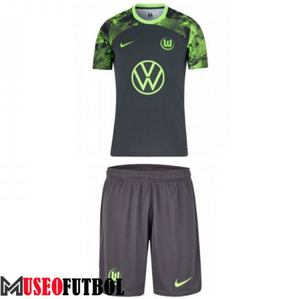 Camisetas De Futbol Vfl Wolfsburg Ninos Segunda 2023/2024