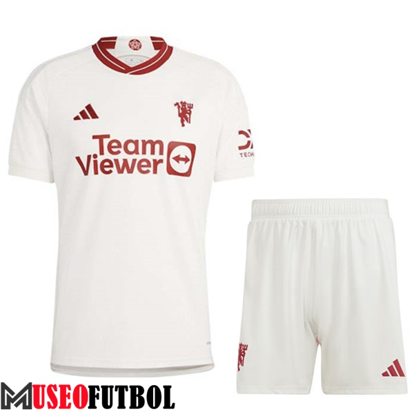 Camisetas Futbol Manchester United Tercera + Cortos 2023/2024